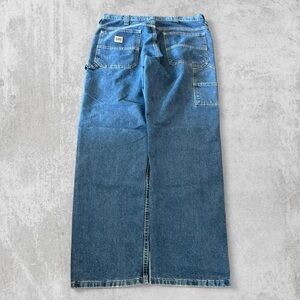 Vintage Lee Dungarees Carpenter Jeans Baggy Size 32 X 31 Workwear Denim Y2K VTG